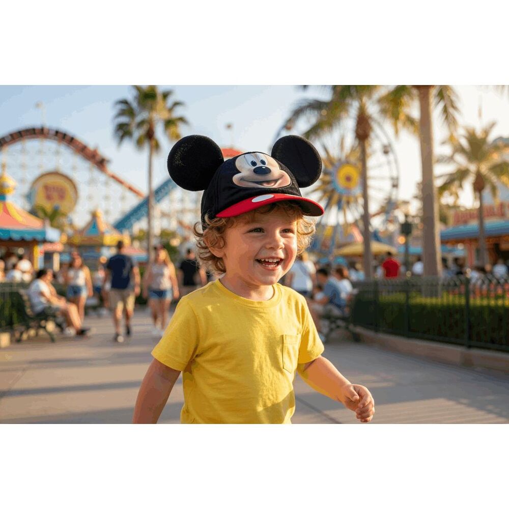 Mickey Mouse Disney Junior Ears Kids Adjustable Baseball Ball Cap Hat. Read